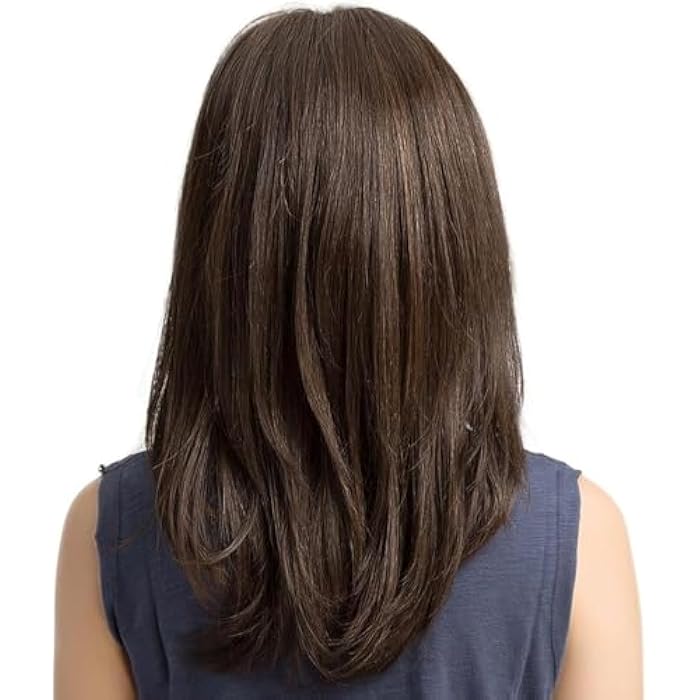 DILLARDS Long Brown Wigs For Women Beautiful Wavy Heat Resistant Fiber Synthetic Wigs - Image 3